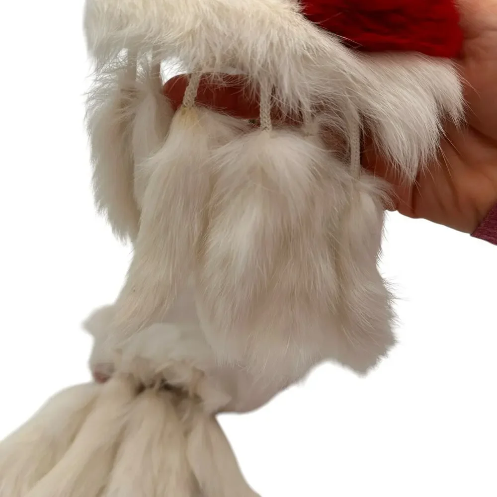 Pelle Nova di Riviera White Rabbit Fur Scarf